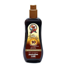 Carica l'immagine nel visualizzatore di Gallery, Protezione Solare Spray Gels con effetto bronze 237ml Australian Gold