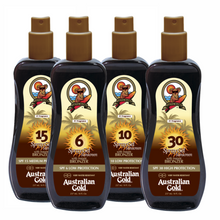 Carica l'immagine nel visualizzatore di Gallery, Protezione Solare Spray Gels con effetto bronze 237ml Australian Gold